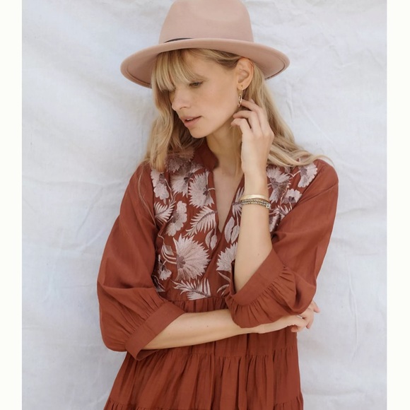Anthropologie Apolline Embroidered Tunic Dress - Picture 7 of 11